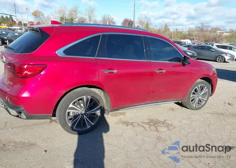 2019 Acura Mdx Tech Pkg from USA, damaged, VIN 5J8YD4H53KL002519